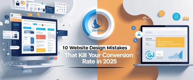 10 Website Design Mistakes That Kill Conversions in 2025 - Dekodix